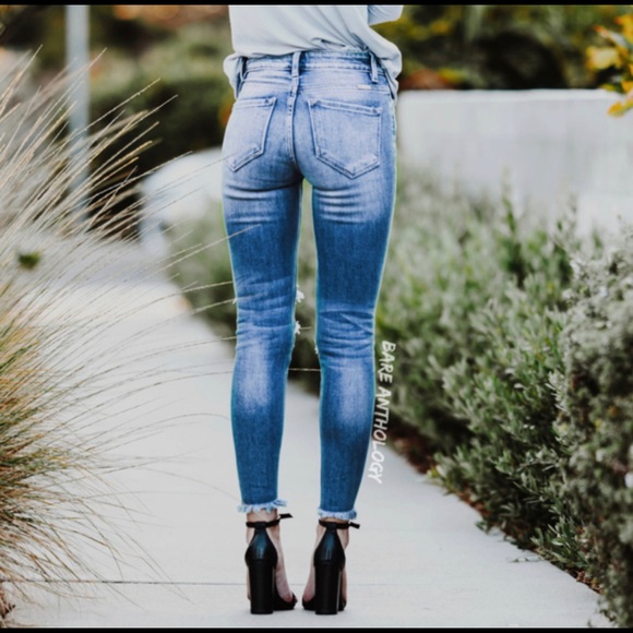 NEW - VICI KanCan Distressed Ankle Jeans - Picture 2 of 13